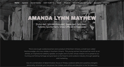 Desktop Screenshot of amandalynnmayhew.com